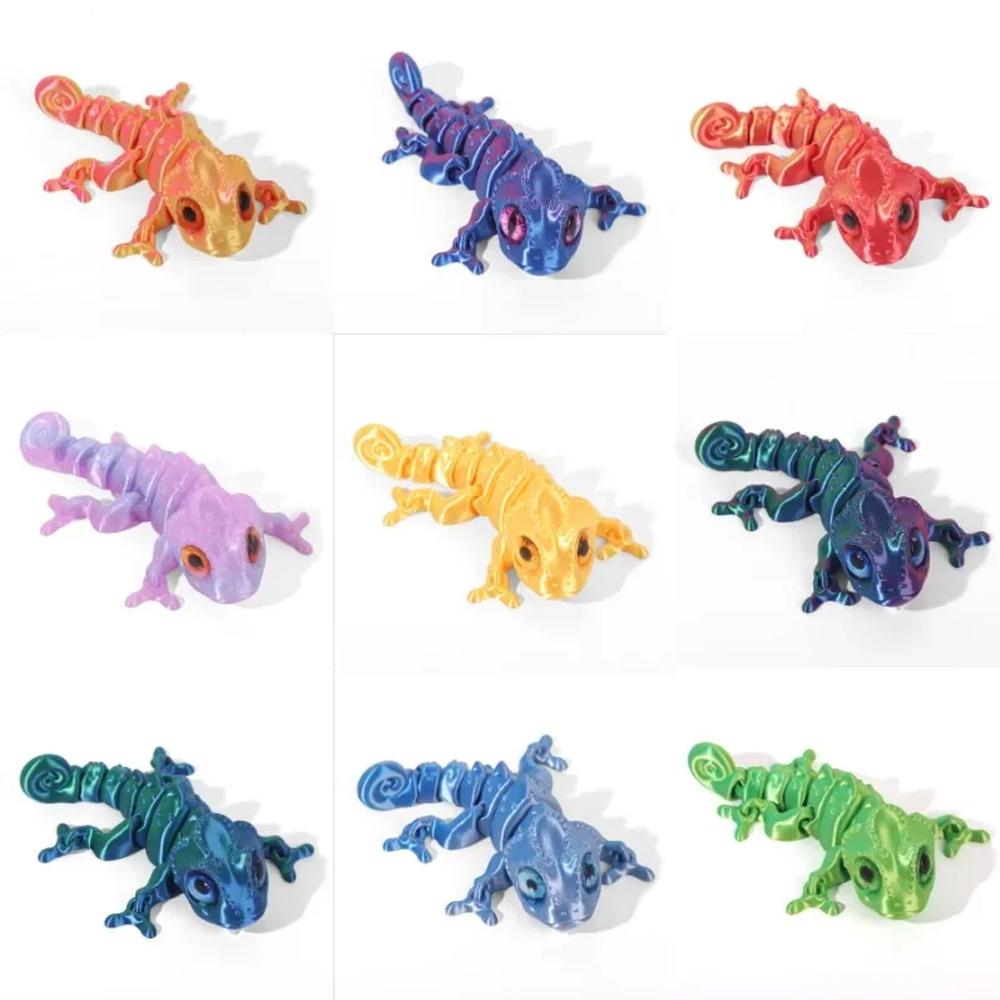 Xt Home Textiles - 3D Printing Chameleon Figures Multi-joint Movable
