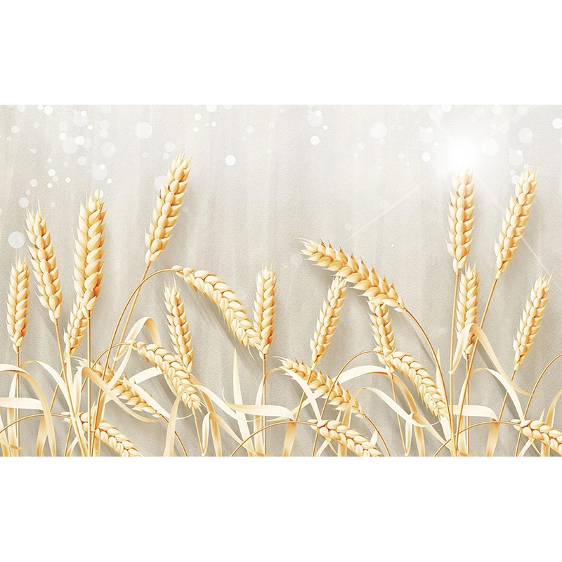 Home Textiles Photos - Custom 3D Wallpaper Modern Minimalist Wheat