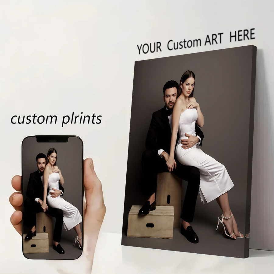 Custom Print Canvas Poster Ani - Home Textiles Photos recension och pris