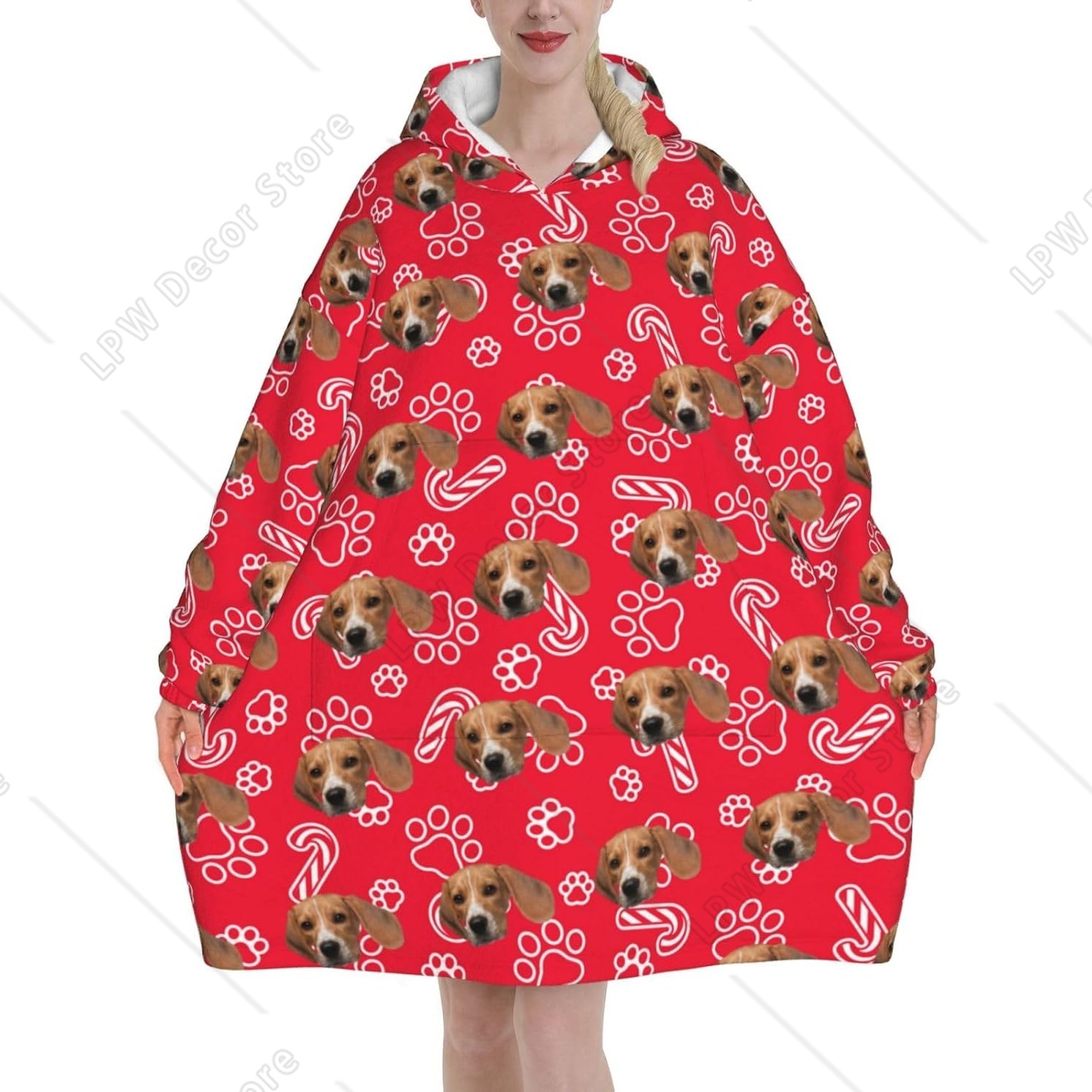 Custom Wearable Blanket Hoodie - Home Textiles Photos recension och pris