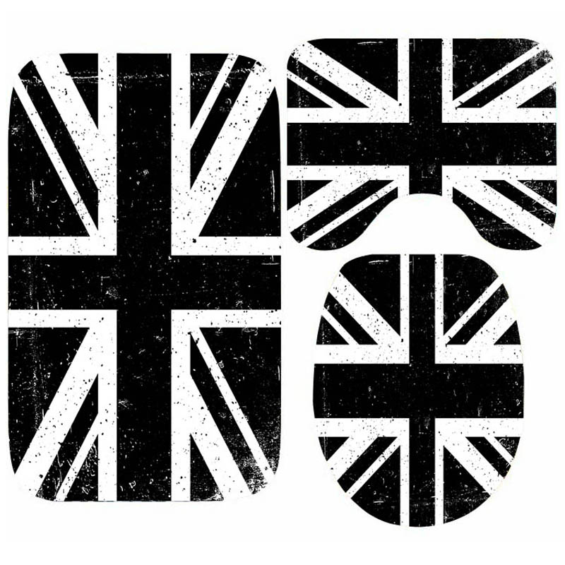 Grunge Black and White Union J - Home Textiles Uk recension och pris
