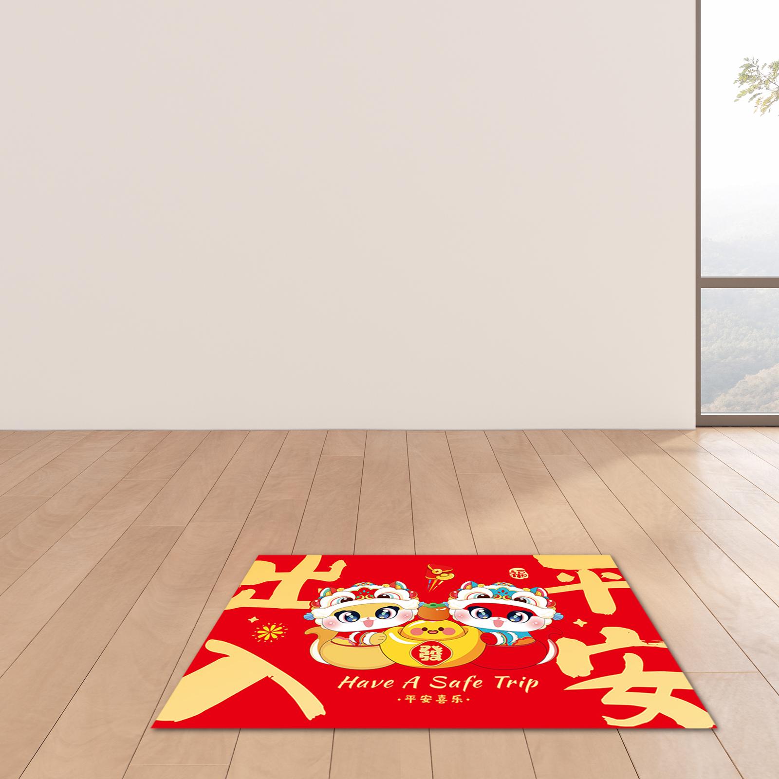 Chinese New Year Floor Mat Wel - Home Textiles Rug recension och pris