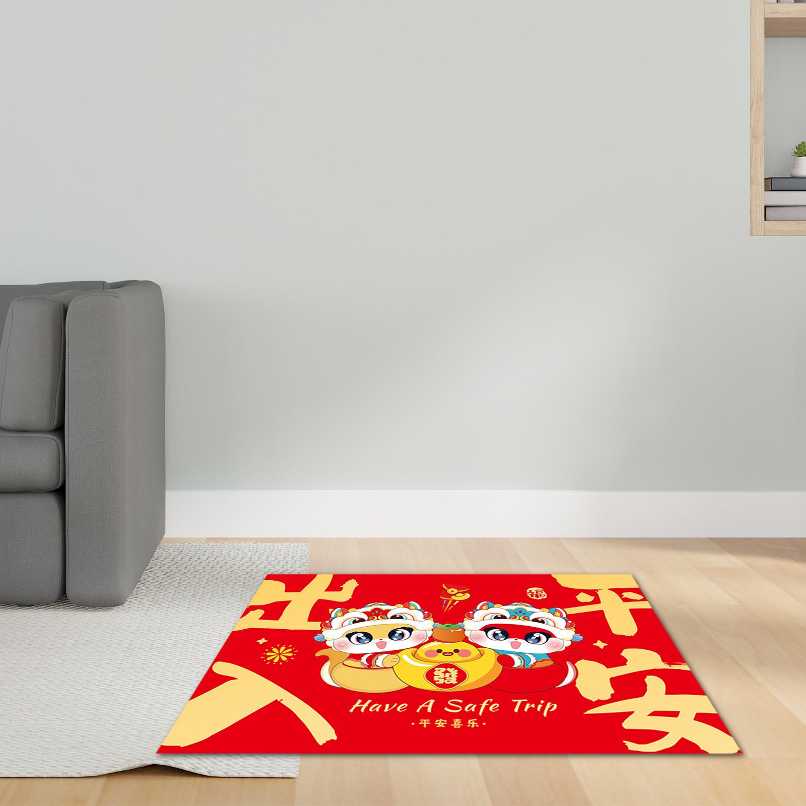 Chinese New Year Floor Mat Wel - Home Textiles Rug recension och pris