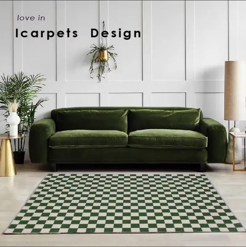 VIKAMA Checkerboard Carpet Liv - Home Textiles Plaid recension och pris