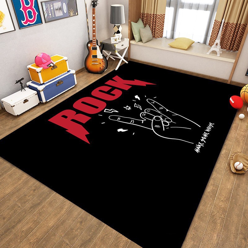 Rock and Roll Carpet Hard Rock - Home Textiles Rug recension och pris