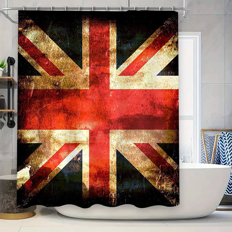 British Flag Shower Curtain Wa - Home Textiles Uk recension och pris