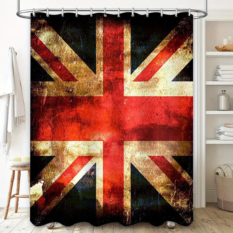 British Flag Shower Curtain Wa - Home Textiles Uk recension och pris