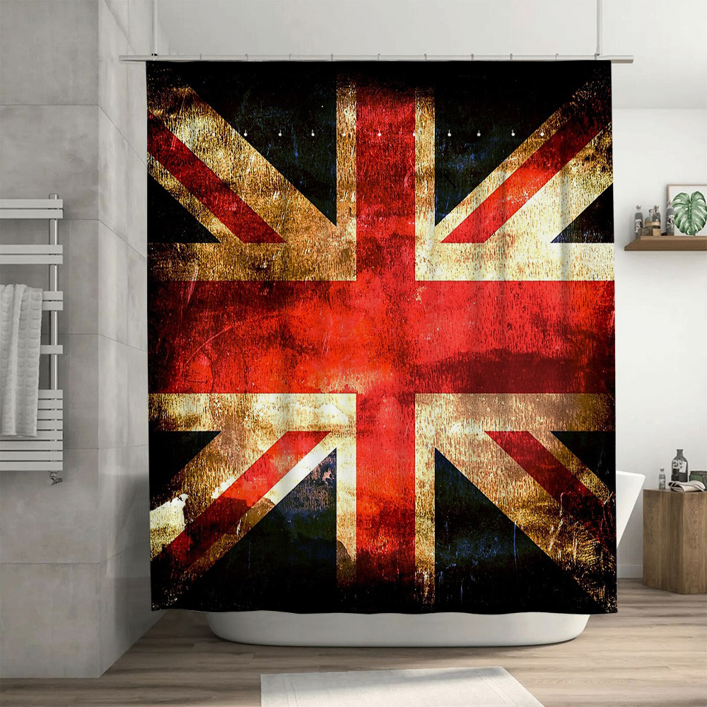 British Flag Shower Curtain Wa - Home Textiles Uk recension och pris
