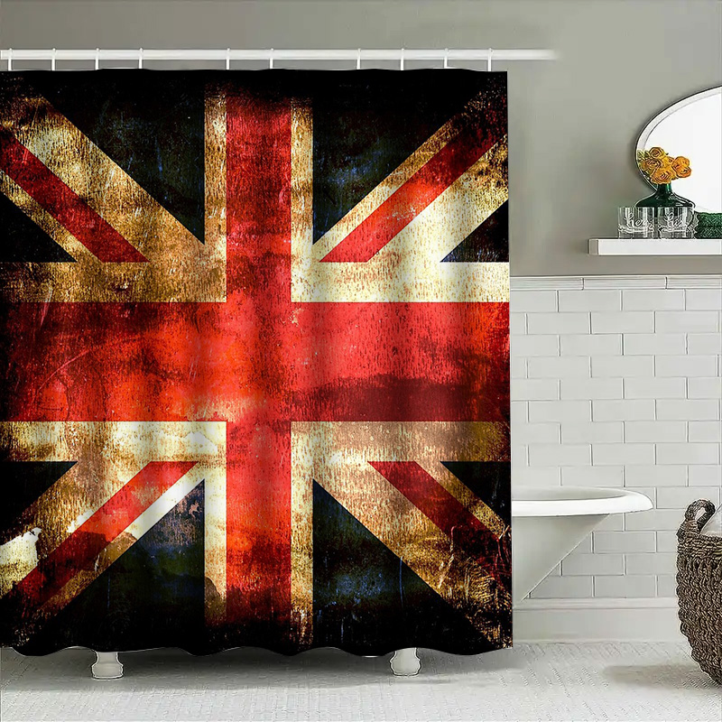 British Flag Shower Curtain Wa - Home Textiles Uk recension och pris