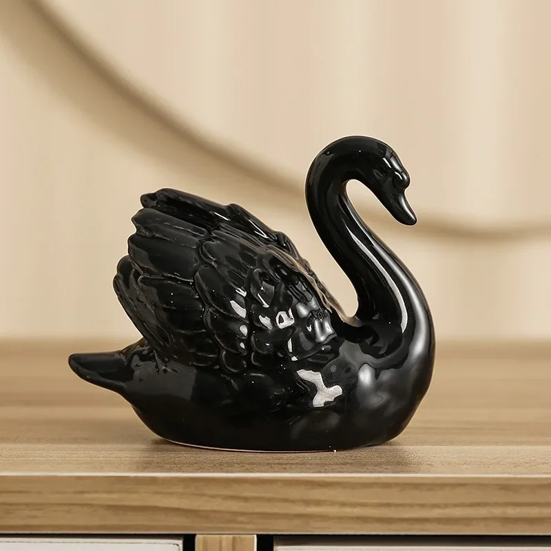 Couple Swan Ceramic Jewelry Cr - Xt Home Textiles recension och pris