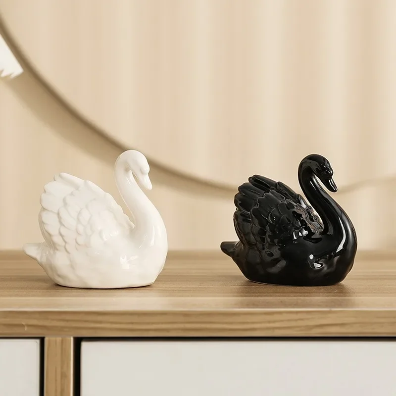 Couple Swan Ceramic Jewelry Cr - Xt Home Textiles recension och pris