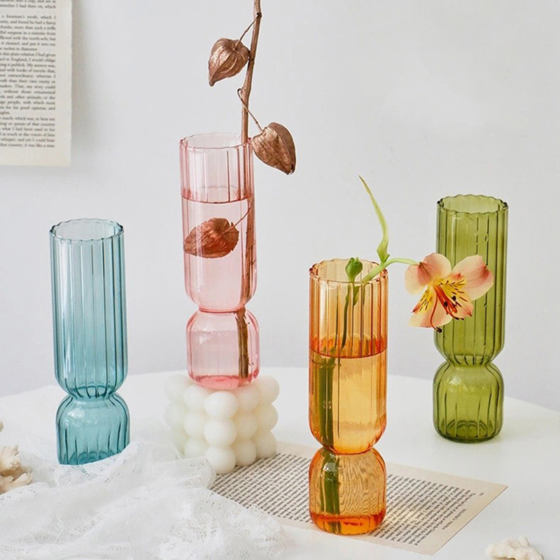 Nordic Glass Vase Small Glass  - Xt Home Textiles recension och pris
