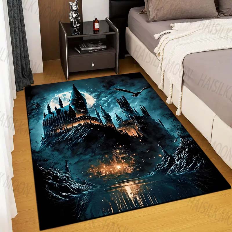 1PC Castle Magic School Print  - Home Textiles Rug recension och pris