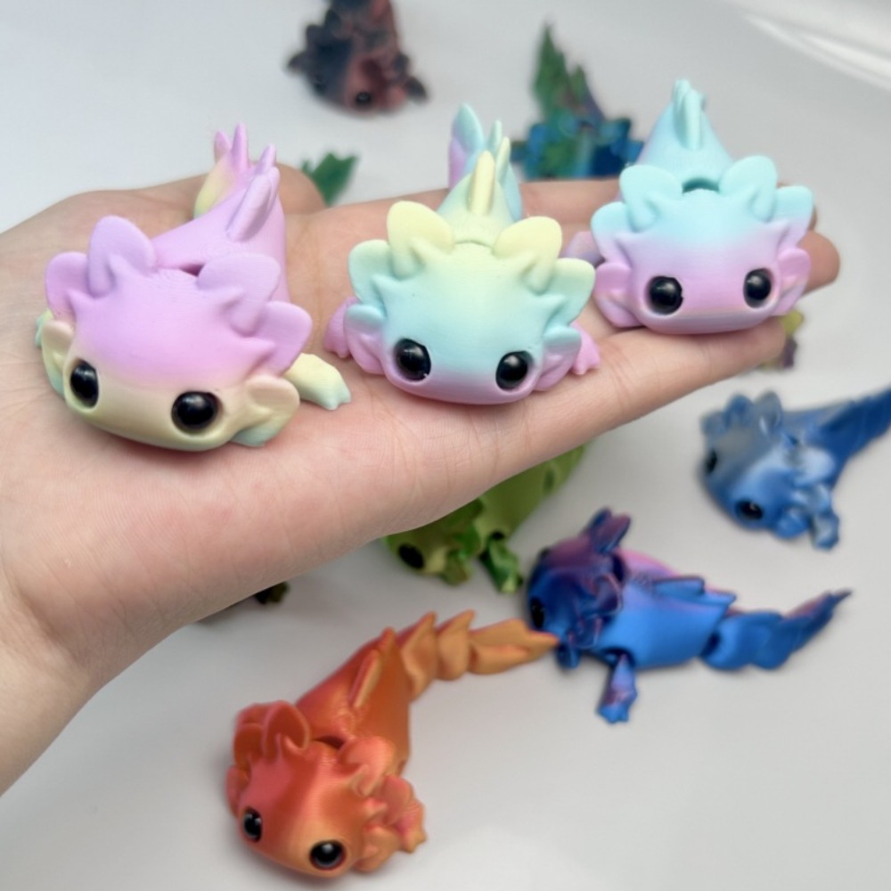 3D Printed Salamander Figures  - Xt Home Textiles recension och pris
