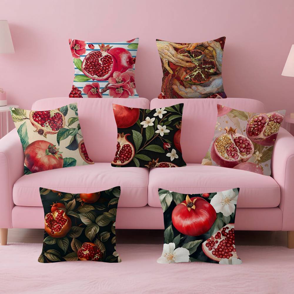 Fruit Pomegranate Painting Pil - Home Textiles And Furnishing recension och pris