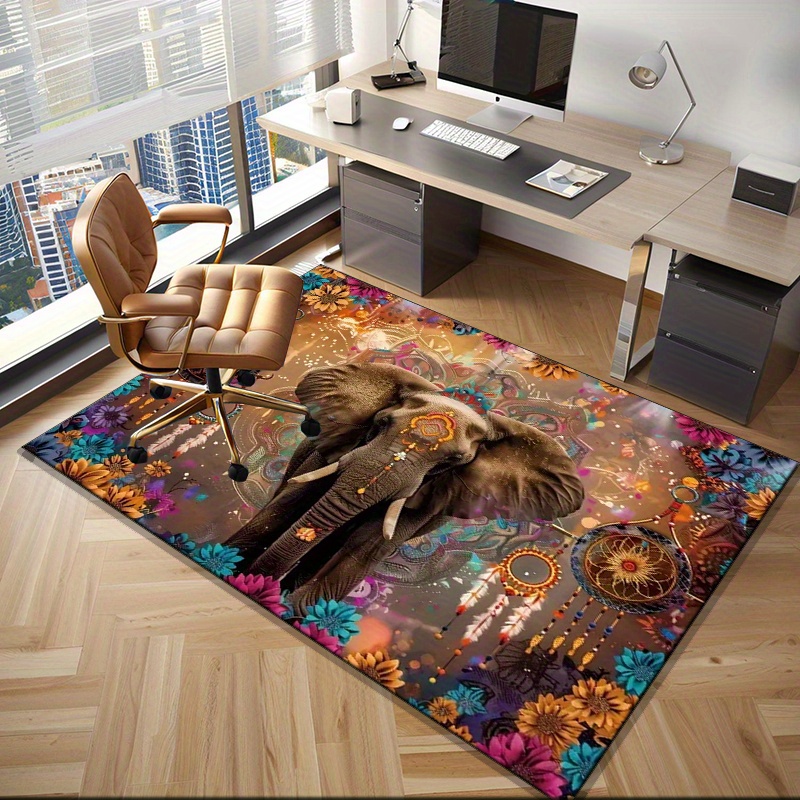 Elephant Mandala Rug: Ethnic F - Home Textiles Rug recension och pris