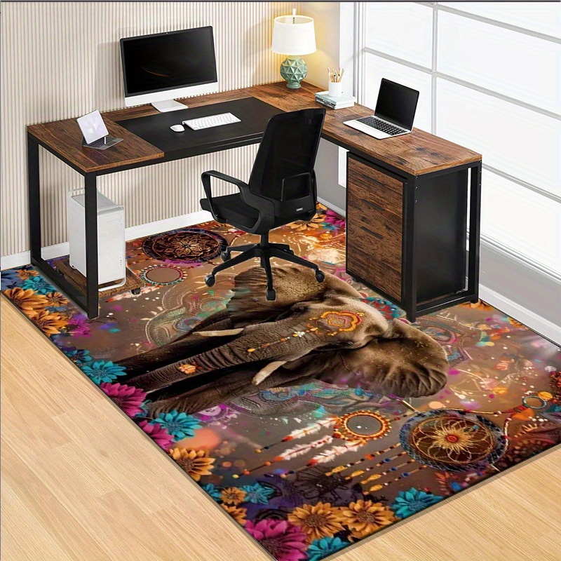 Elephant Mandala Rug: Ethnic F - Home Textiles Rug recension och pris