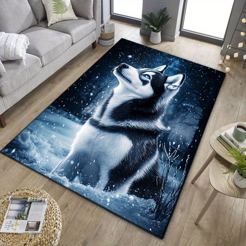 Winter Husky Rug for Cozy Livi - Home Textiles Rug recension och pris