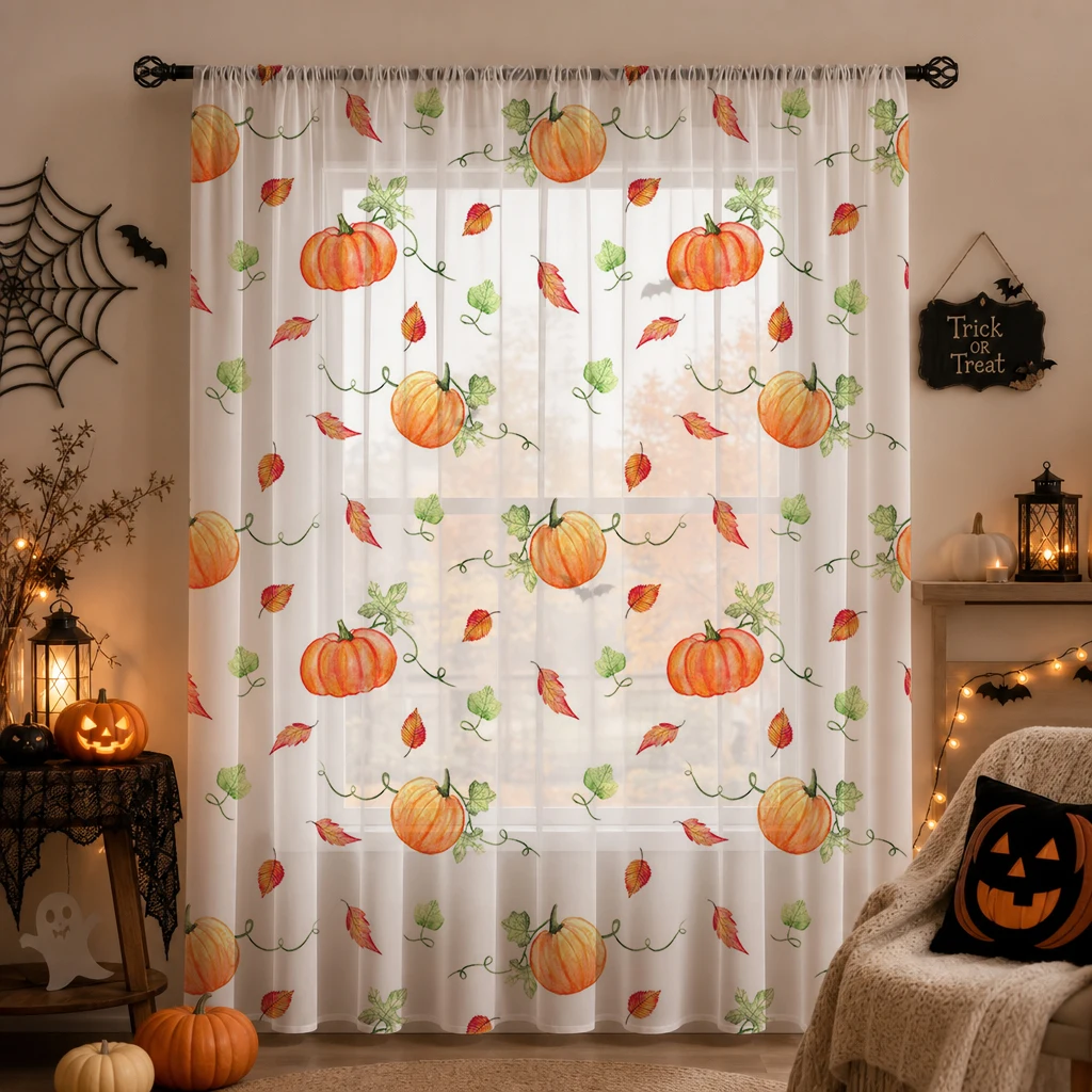 1Pc Rod Pocket Home Decor Hall - Curtain Sheer Voile recension och pris