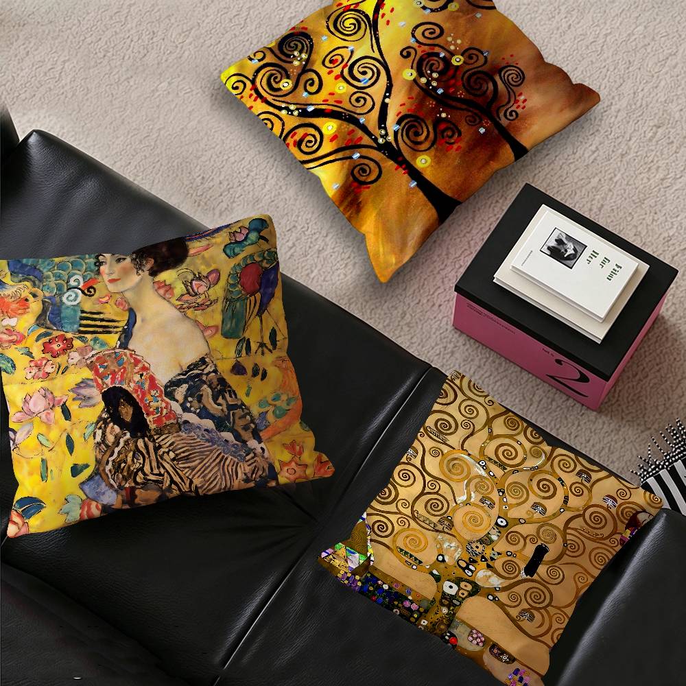 Classic Gustav Klimt Artwork P - Home Textiles Classic Fashion recension och pris