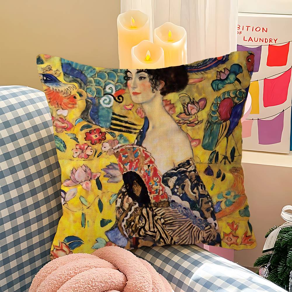 Classic Gustav Klimt Artwork P - Home Textiles Classic Fashion recension och pris