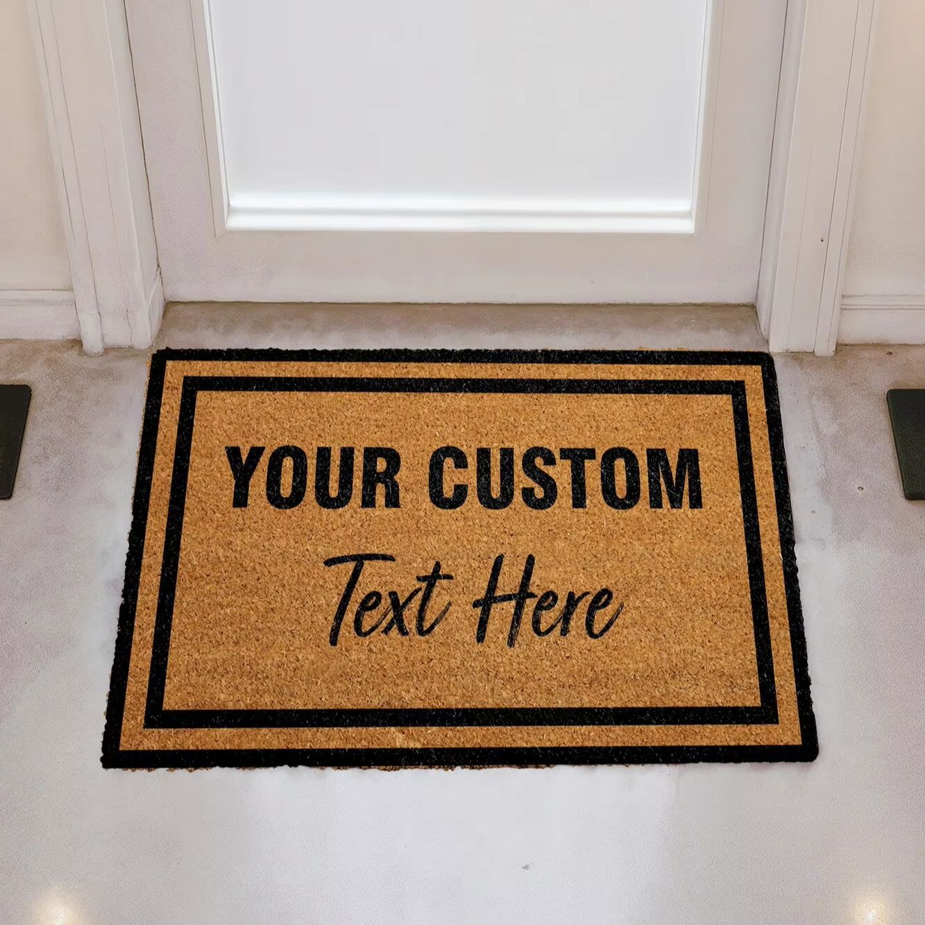 Custom Text Logo Doormat Perso - Home Textiles Company recension och pris