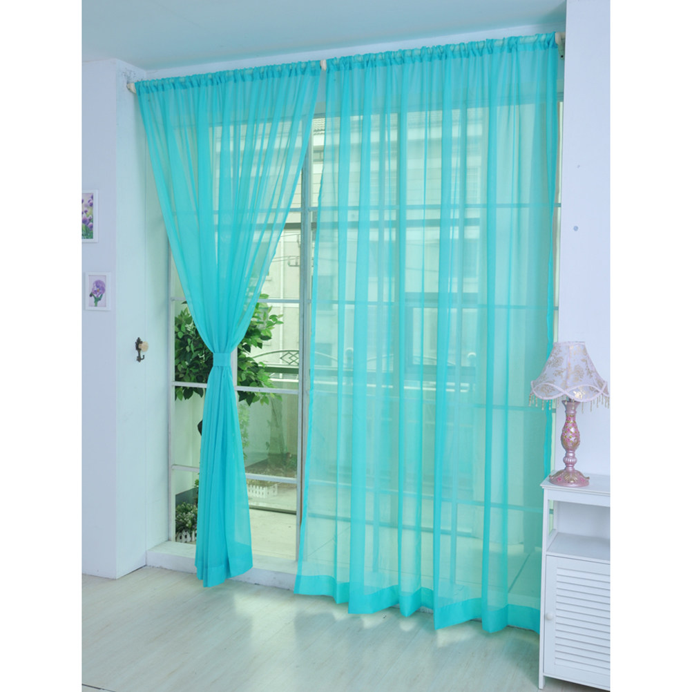 Transparent Voile Window Sheer - Curtain Sheer Voile recension och pris