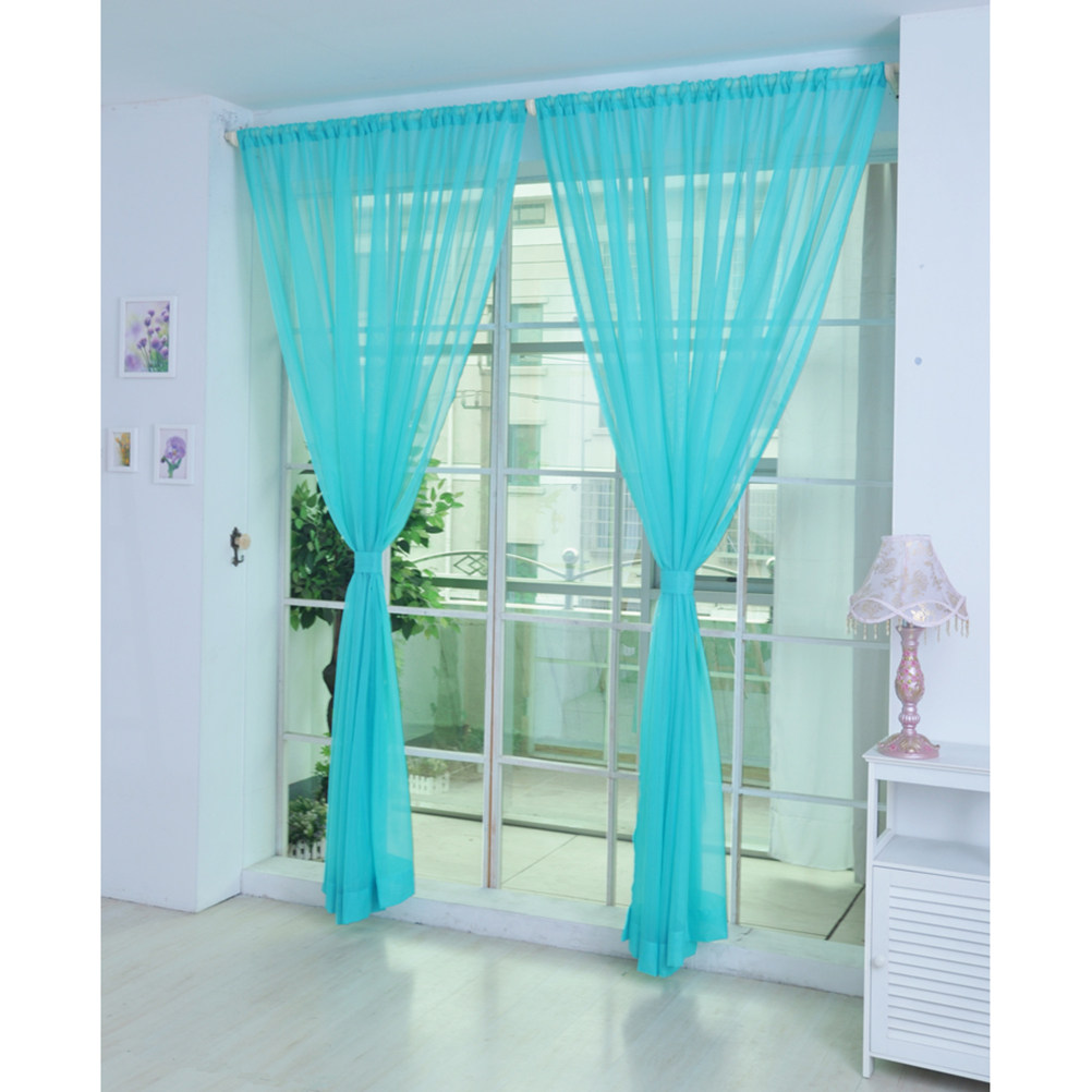 Transparent Voile Window Sheer - Curtain Sheer Voile recension och pris