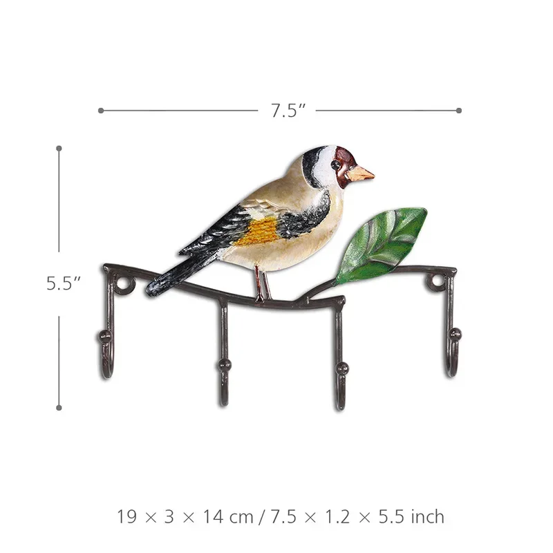 Resin Bird Hanger Wall Decorat - Xt Home Textiles recension och pris