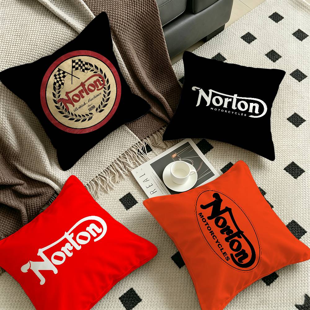 N-Norton Classic-Motorcycle Pi - Home Textiles Classic Fashion recension och pris