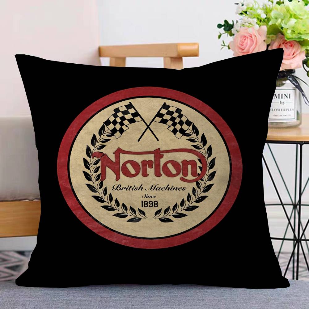 N-Norton Classic-Motorcycle Pi - Home Textiles Classic Fashion recension och pris