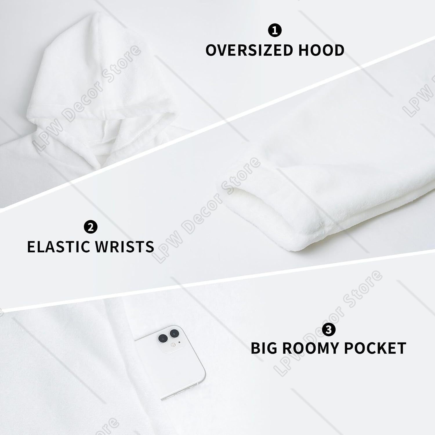 Uk Flag Print Blanket Hoodies  - Home Textiles Uk recension och pris