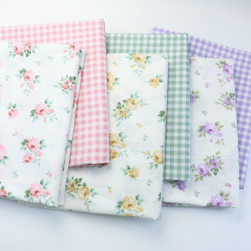 235x50cm Pastoral Pink Purple  - Home Textiles Plaid recension och pris
