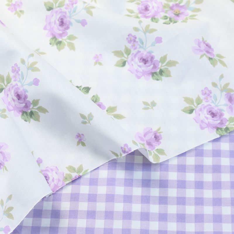 235x50cm Pastoral Pink Purple  - Home Textiles Plaid recension och pris
