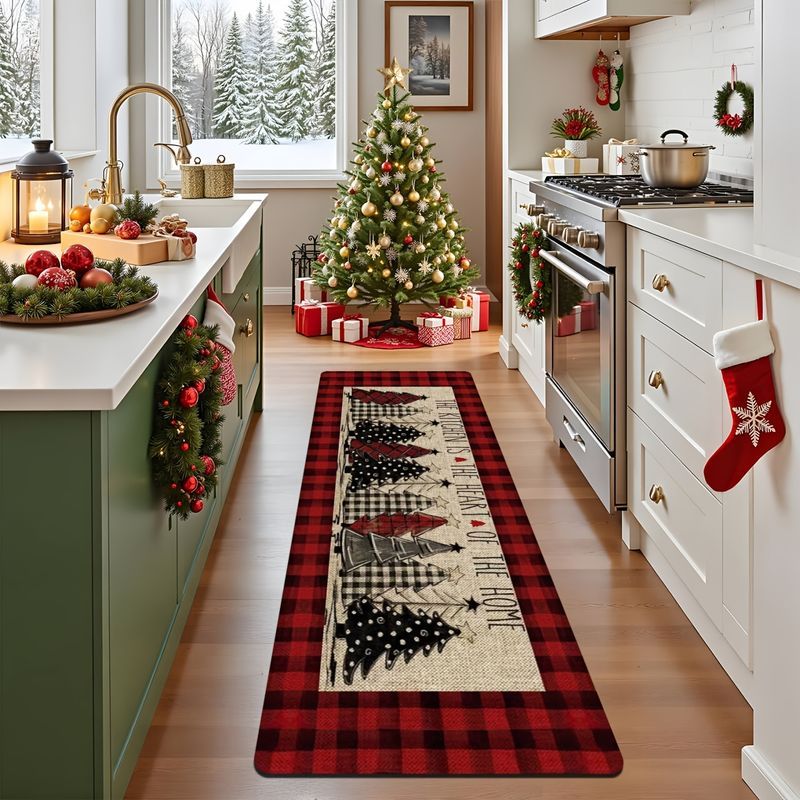 Plaid Christmas Tree Star Long - Home Textiles Rug recension och pris