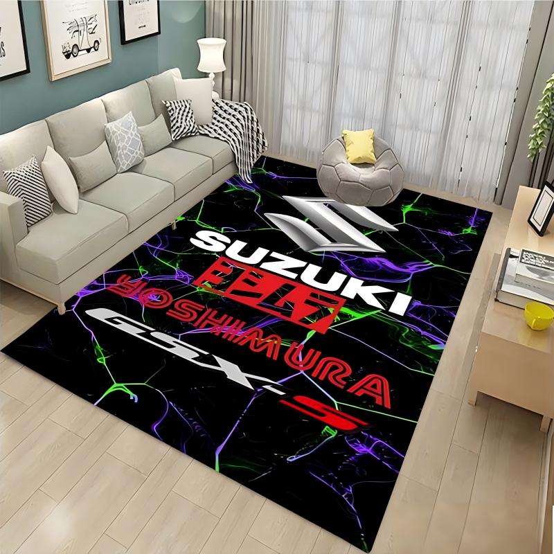 Suzuki Cool Motorcycle Display - Home Textiles Rug recension och pris