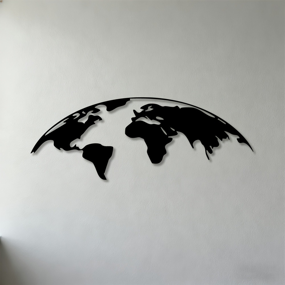 Brand 2D Metal Wall Art World  - Home Textiles Brands recension och pris