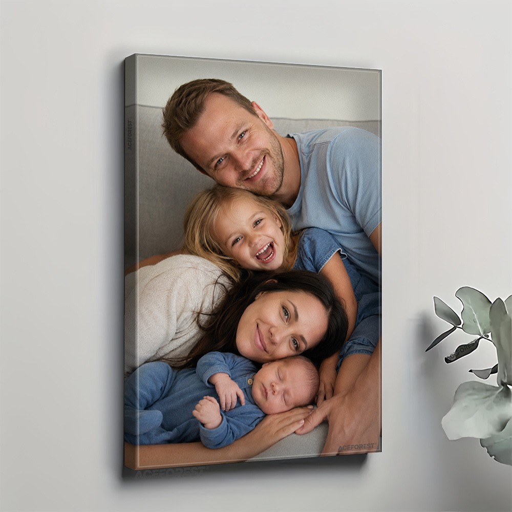2D Personalized Photo Canvas W - Home Textiles Photos recension och pris